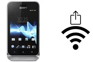 How to generate a Wi-Fi QR code on an Sony Xperia tipo dual