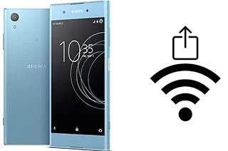 How to generate a QR code with the Wi-Fi password on a Sony Xperia XA1 Plus