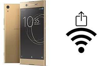 How to generate a QR code with the Wi-Fi password on a Sony Xperia XA1 Ultra