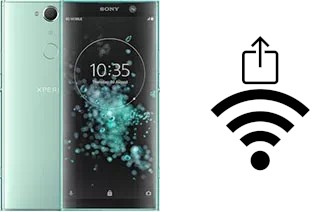 How to generate a Wi-Fi QR code on an Sony Xperia XA2 Plus