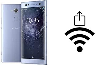 How to generate a Wi-Fi QR code on an Sony Xperia XA2 Ultra