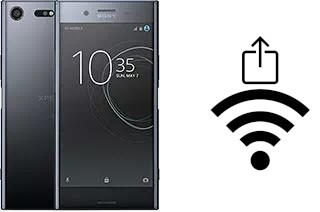 How to generate a Wi-Fi QR code on an Sony Xperia XZ Premium