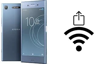 How to generate a Wi-Fi QR code on an Sony Xperia XZ1