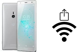 How to generate a Wi-Fi QR code on an Sony Xperia XZ2