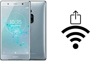 How to generate a Wi-Fi QR code on an Sony Xperia XZ2 Premium