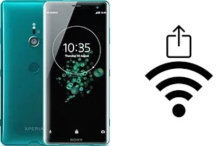 How to generate a Wi-Fi QR code on an Sony Xperia XZ3