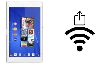 How to generate a Wi-Fi QR code on an Sony Xperia Z3 Tablet Compact