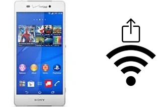 How to generate a Wi-Fi QR code on an Sony Xperia Z3v