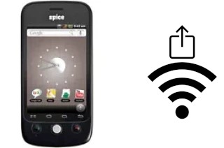 How to generate a QR code with the Wi-Fi password on a Spice Mi-300