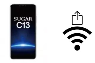 How to generate a QR code with the Wi-Fi password on a Sugar C13