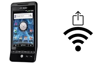 How to generate a QR code with the Wi-Fi password on a T-Mobile G2 Touch