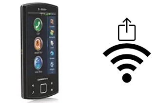 How to generate a QR code with the Wi-Fi password on a T-Mobile Garminfone