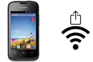 How to generate a QR code with the Wi-Fi password on a T-Mobile Prism II