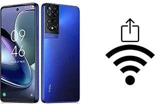 How to generate a QR code with the Wi-Fi password on a TCL 50 5G