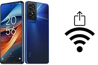 How to generate a QR code with the Wi-Fi password on a TCL 50 SE