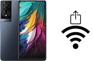 How to generate a QR code with the Wi-Fi password on a TCL 50 XE NxtPaper