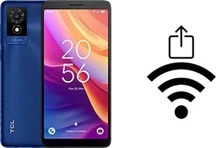 How to generate a QR code with the Wi-Fi password on a TCL 501