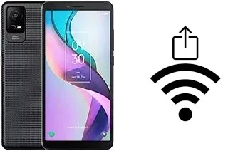 How to generate a QR code with the Wi-Fi password on a TCL Ion X