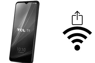 How to generate a QR code with the Wi-Fi password on a TCL T9