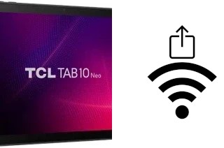 How to generate a Wi-Fi QR code on an TCL Tab10 Neo