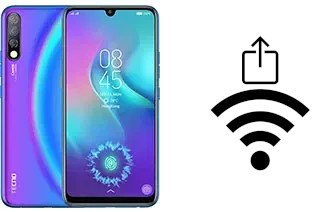 How to generate a QR code with the Wi-Fi password on a Tecno Camon 12 Pro