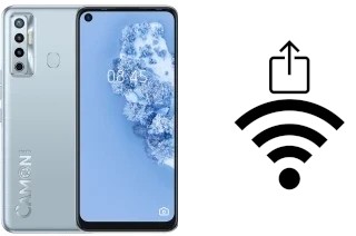 How to generate a Wi-Fi QR code on an Tecno Camon 17 Lite