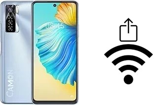 How to generate a Wi-Fi QR code on an Tecno Camon 17 Pro