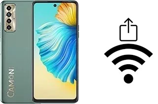 How to generate a Wi-Fi QR code on an Tecno Camon 17P