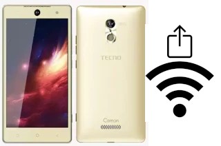 How to generate a QR code with the Wi-Fi password on a Tecno Camon C7