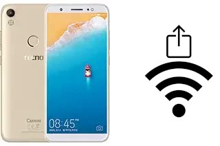 How to generate a QR code with the Wi-Fi password on a Tecno Camon CM