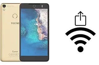 How to generate a QR code with the Wi-Fi password on a Tecno Camon CX Air