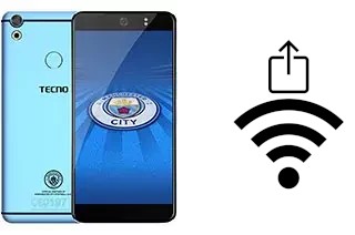 How to generate a QR code with the Wi-Fi password on a Tecno Camon CX Manchester City LE