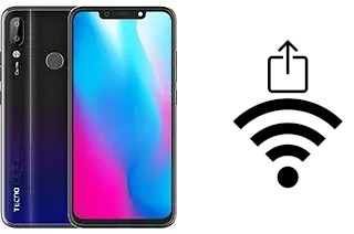 How to generate a QR code with the Wi-Fi password on a Tecno Camon 11 Pro