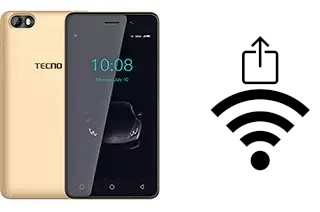 How to generate a QR code with the Wi-Fi password on a TECNO Pop 1 Lite