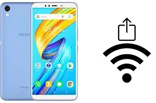 How to generate a QR code with the Wi-Fi password on a Tecno Spark 2