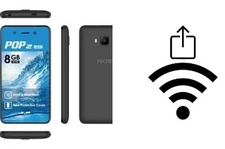 How to generate a QR code with the Wi-Fi password on a Tecno POP 2 Mini