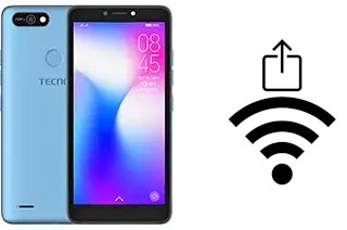 How to generate a QR code with the Wi-Fi password on a Tecno Pop 2 F