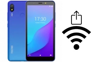 How to generate a QR code with the Wi-Fi password on a Tecno Pop 3