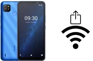 How to generate a Wi-Fi QR code on an Tecno Pop 4 Air