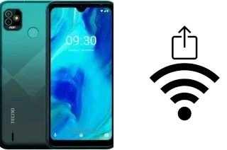 How to generate a Wi-Fi QR code on an Tecno Pop 5 Go