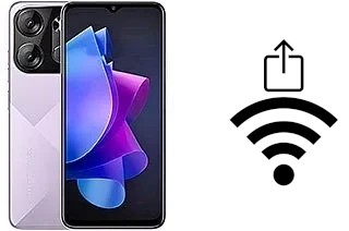 How to generate a Wi-Fi QR code on an Tecno Pop 7 Pro