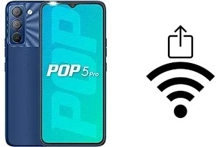 How to generate a Wi-Fi QR code on an Tecno Pop 5 Pro