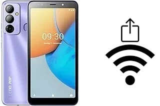 How to generate a Wi-Fi QR code on an Tecno Pop 6 Go