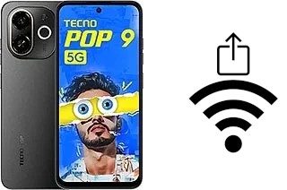 How to generate a QR code with the Wi-Fi password on a Tecno Pop 9