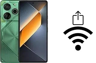 How to generate a QR code with the Wi-Fi password on a Tecno Pova 6 Pro