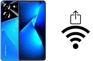 How to generate a Wi-Fi QR code on an Tecno Pova 5