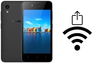 How to generate a QR code with the Wi-Fi password on a Tecno W1