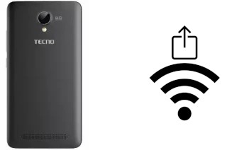 How to generate a QR code with the Wi-Fi password on a Tecno W4