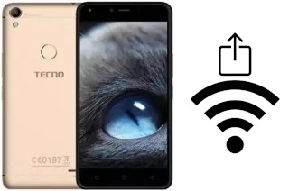 How to generate a QR code with the Wi-Fi password on a Tecno WX4