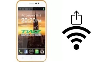 How to generate a QR code with the Wi-Fi password on a TWZ QQ1